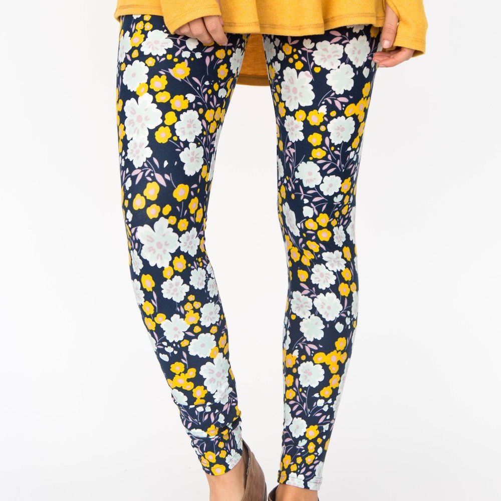 Agnes & Dora Leggings, Pretty Petals